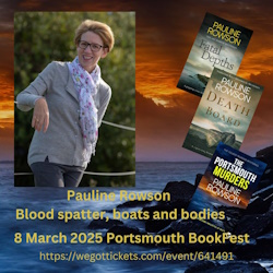 Pauline Rowson at Portsmouth BookFest 2025